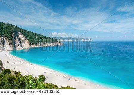 View Of Coast Of Kefalonia Island, Greece