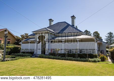 View Of Elegant Roseneath House Built In Circa 1870 At 57 Taylor Street, Toowoomba, Queensland