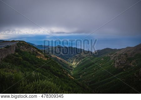 Lombo Do Moleiro Village In The Valley Mountains Of The Island Of Madeira. Portugal. October 2021