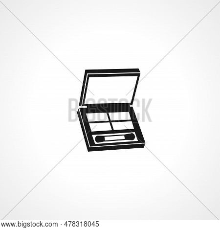 Eye Shadow Kit Icon. Eye Shadow Kit Isolated Simple Vector Icon.