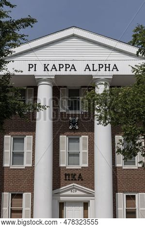 West Lafayette - June 18, 2023: Pi Kappa Alpha Chapter At Purdue University. Pi Kappa Alpha Is A Col