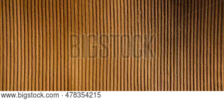 Aerial View , Rows Of Soil Before Planting. Furrows Row Pattern In A Plowed Field Prepared For Plant