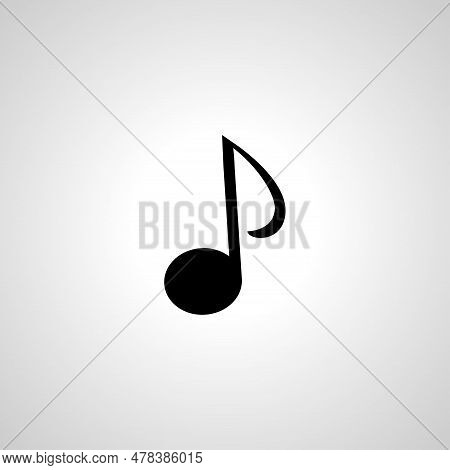 Music Note Icom Musical Note Icon. Vector & Photo (Free Trial) | Bigstock