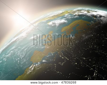 Sunrise Over Europe