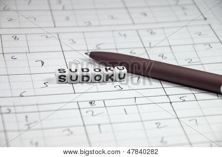 Sudoku Games And Pen