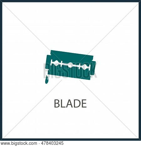 Blade Razor Isolated Vector Icon. Razor Design Element
