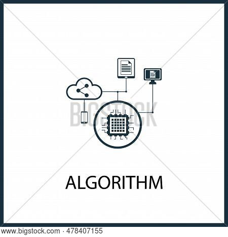 Algorithm Icon. 벡터 및 사진(무료 체험) | Bigstock