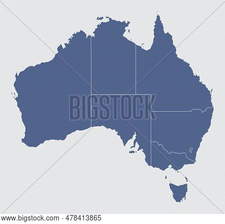 Australia Administrative Map