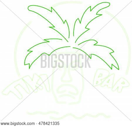Looking For A Logo For Your Tiki Bar, Nightclub Or Beachside Restaurant? This Tiki Bar Logo Template