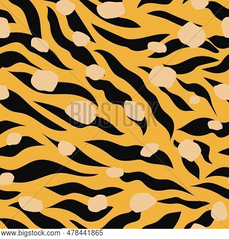 Seamless Zebra Yellow