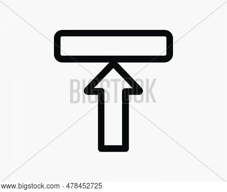 Upload Icon. Up Arrow Website Load Cloud Storage File Server Connection Network Computer. Black Whit