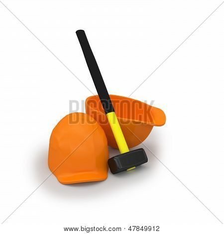 3d helmets and sledgehammer