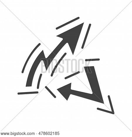 Arrows Icon Image. Suitable For Mobile Application.