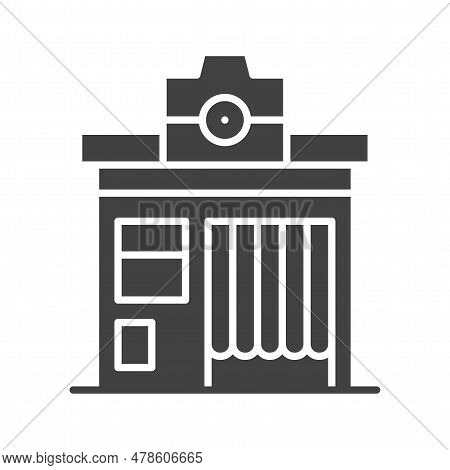 Photo Booth Icon Image. Suitable For Mobile Application.
