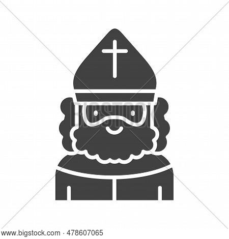 Saint Icon Image. Suitable For Mobile Application.