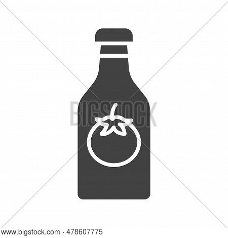 Tomato Sauce Icon Image. Suitable For Mobile Application.