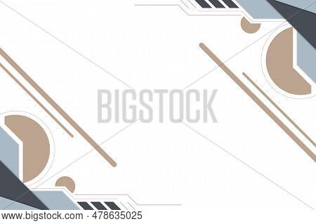 Modern Geometric Banner Background.