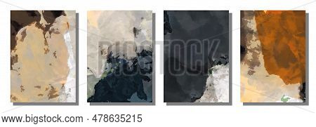 Abstract Water Color Brush Background.