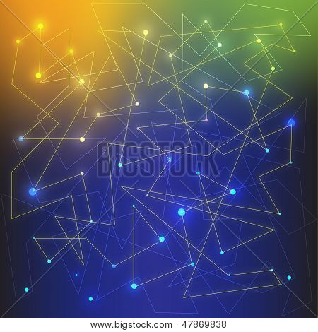 Neon astratto sfondo vettoriale