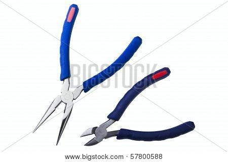 Wire Cutting And Flat-nose Pliers
