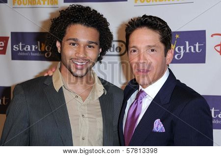 Corbin Bleu and Dave Koz at the Starlight Children's Foundation's 'A Stellar Night' Gala. Beverly Hilton Hotel, Beverly Hills, CA. 03-27-09