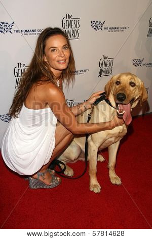 Gabrielle Anwar at the 23rd Annual Genesis Awards. Beverly Hilton Hotel, Beverly Hills, CA. 03-28-09