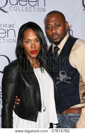 Omarr Epps and wife Keisha  at Queen Latifah's Birthday Party presented by Cover Girl Queen Collection. Club Light, Hollywood, CA. 03-28-09