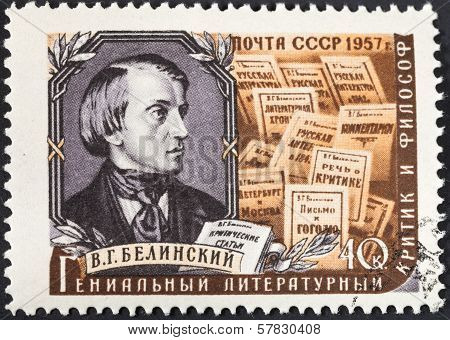 Famous Russian Literary Critic Belinsky