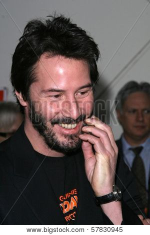 Keanu Reeves   at Science and Hollywood Unite at Caltech featuring a screening of the new film 