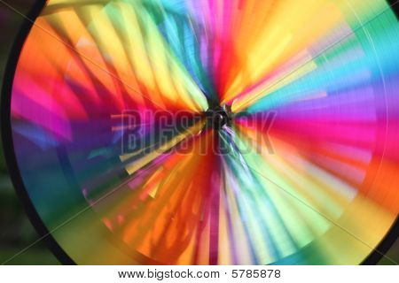 Ruote vento colorato