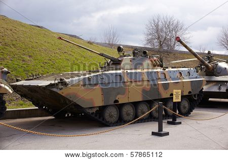 Ukrainian And Soviet Tank,