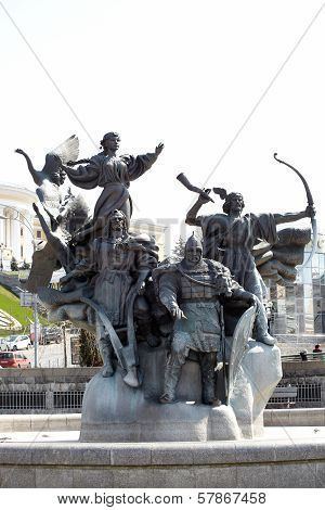 Monument Of City-founders, Kiev