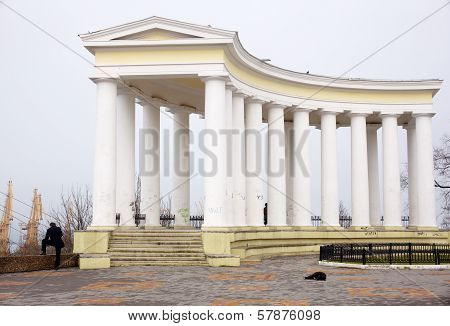 Temple Next To Voronzov Building, Odessa