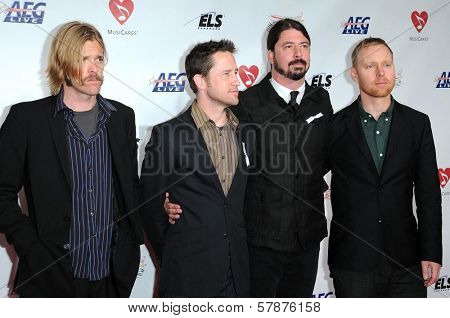 Foo Fighters at the 2009 Musicares Person of the Year Gala. Los Angeles Convention Center, Los Angeles, CA. 02-06-09
