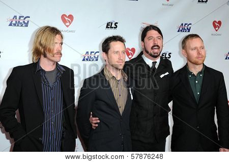 Foo Fighters at the 2009 Musicares Person of the Year Gala. Los Angeles Convention Center, Los Angeles, CA. 02-06-09