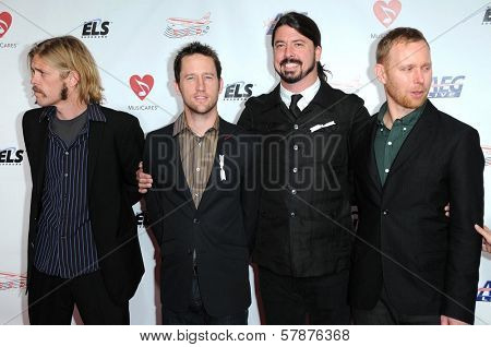 Foo Fighters at the 2009 Musicares Person of the Year Gala. Los Angeles Convention Center, Los Angeles, CA. 02-06-09