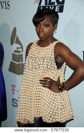 Estelle at the Salute To Icons Clive Davis Pre-Grammy Gala. Beverly Hilton Hotel, Beverly Hills, CA. 02-07-09