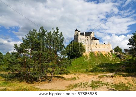 Medieval Castle In Bobolice, Poland