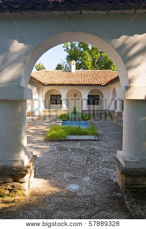 Courtyard With Swimming Pool, Gardens In Balchik, Bulgaria