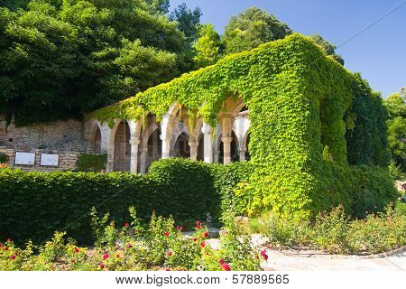 Roman Bath In The Yard Of Balchik Palace , Bulgaria