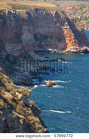 View On Cape Kaliakra In Bulgarian Seaside