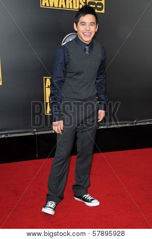 David Archuleta  at the 2008 American Musica Awards. Nokia Theatre, Los Angeles, CA. 11-23-08