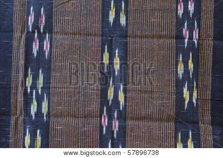 Hand-woven Fabrics In Thai-pattern Designs.