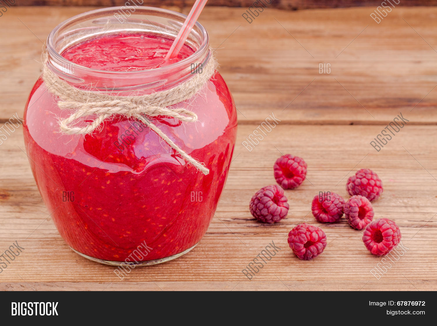 Red Raspberry Smoothie Raspberry Smoothie On Image & Photo (Free Trial) | Bigstock