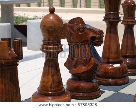 Wooden Chess Pieces