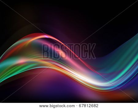 Visualization Of Fractal Waves