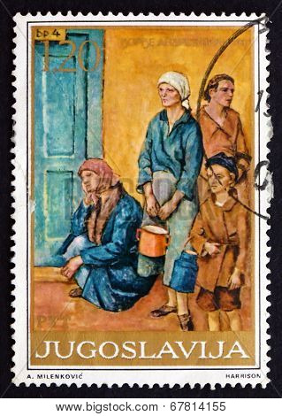 Postage Stamp Yugoslavia 1975 Soup Kitchen, By Dorde Andrejevic-