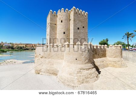 Calahorra tower famous landmark in Cordoba Andalusia Spain.