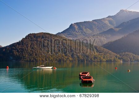 Boats On Wolfgangsee