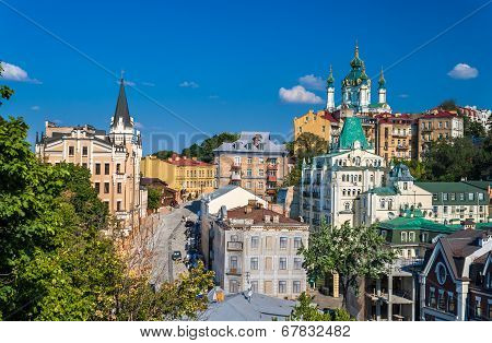 Andriyivskyy Descent. Kiev, Ukraine